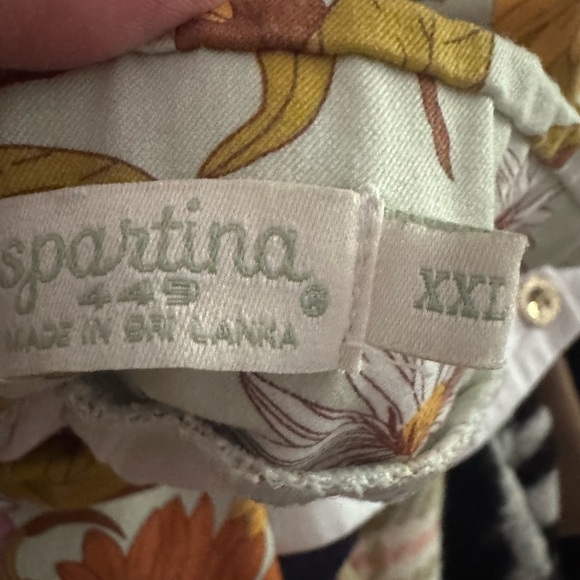 Spartina Floral Shirt XXL - Picture 2 of 3